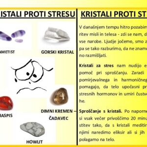 Komplet dveh KRISTALOV PROTI STRESU - slika 2