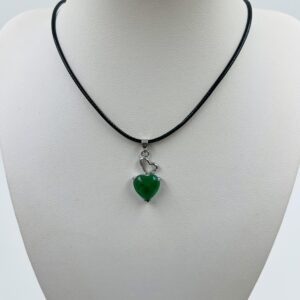 SMARAGDNI ŽAD - obesek SRCE - slika 4