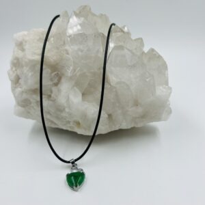 SMARAGDNI ŽAD - obesek SRCE - slika 3