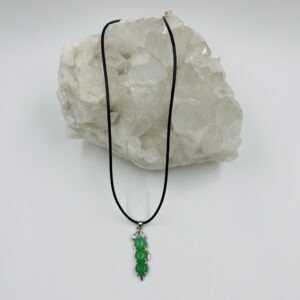 SMARAGDNI ŽAD - obesek TROJČEK - slika 3