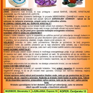 Osnovno o kristalih - navodila