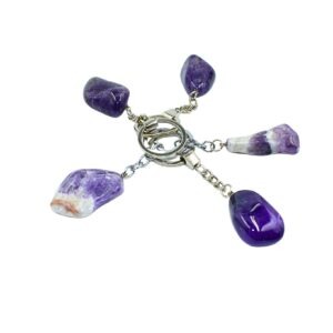 Obesek za ključe- AMETIST