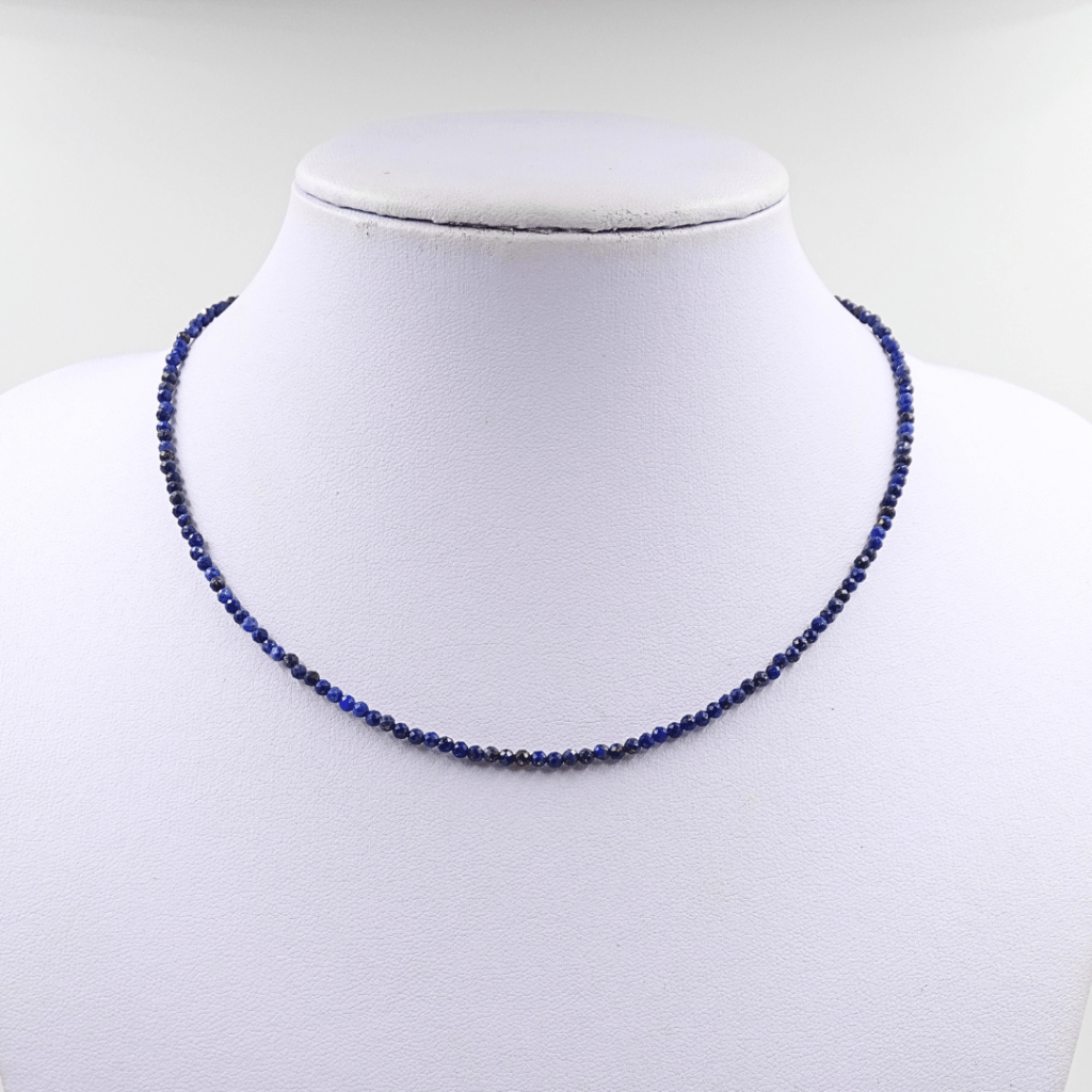 Brušena ogrlica - LAPIS LAZULI