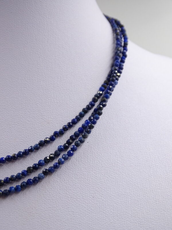 Brušena ogrlica - LAPIS LAZULI