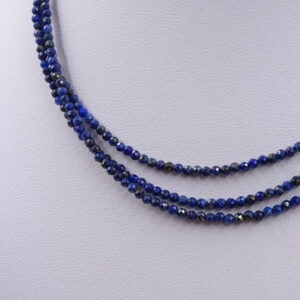 Brušena ogrlica - LAPIS LAZULI - slika 3
