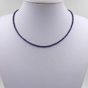 Brušena ogrlica - LAPIS LAZULI - slika 4