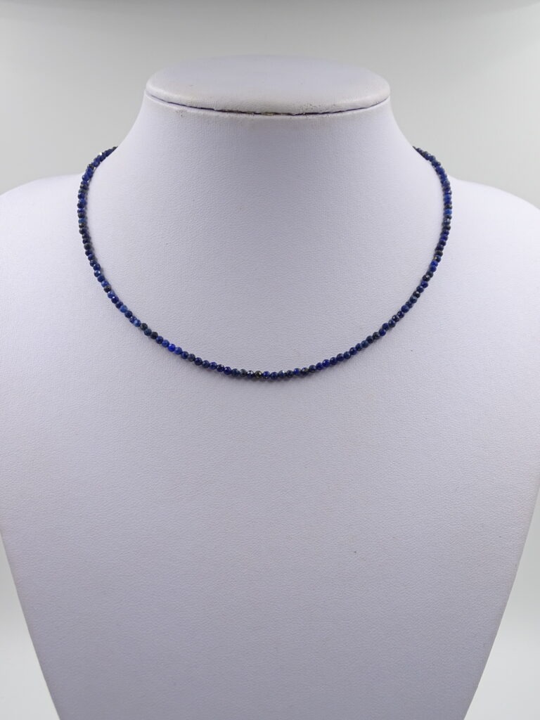 Brušena ogrlica - LAPIS LAZULI