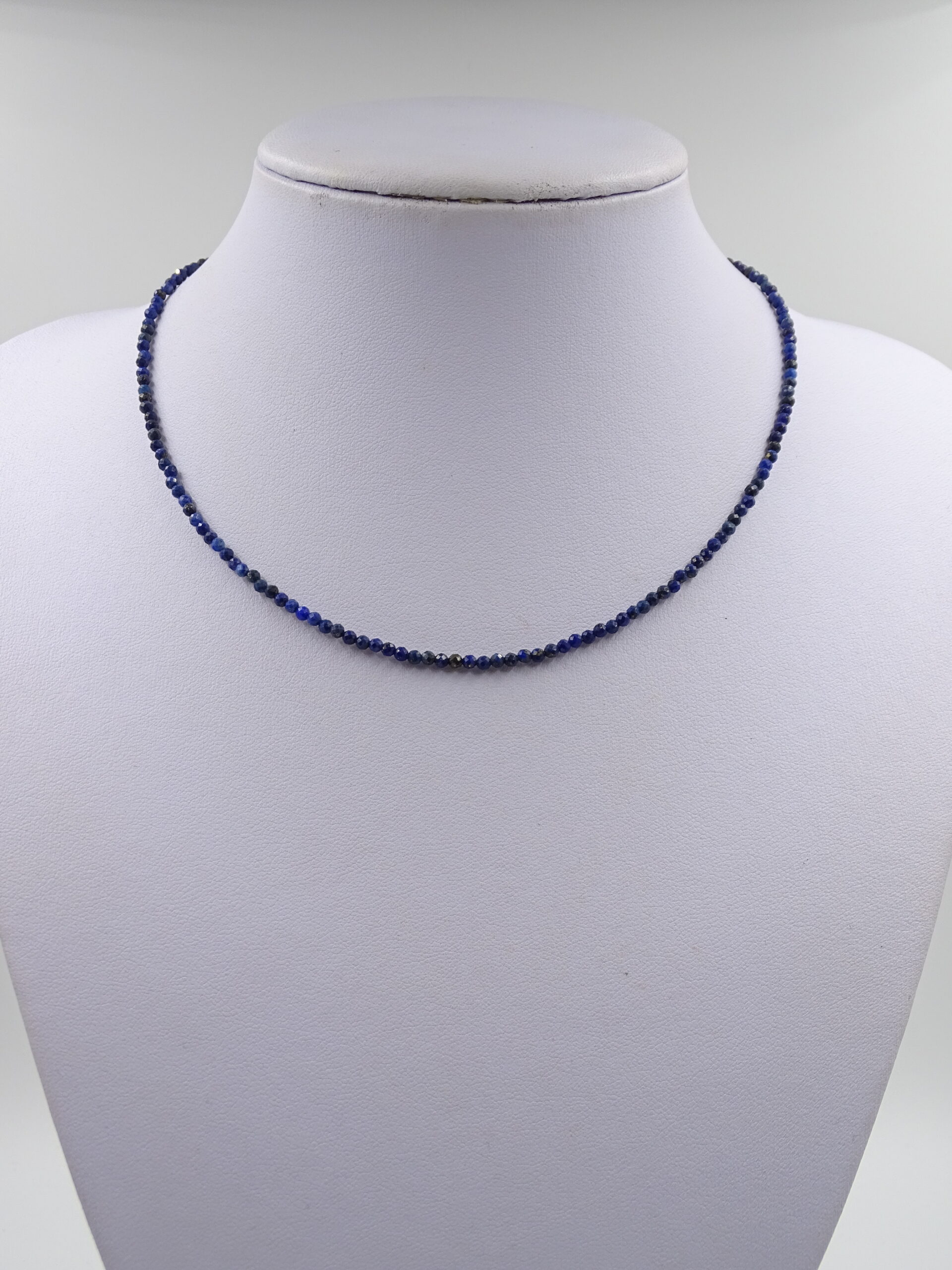 Brušena ogrlica - LAPIS LAZULI - slika 4