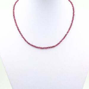 Brušena ogrlica - GRANAT