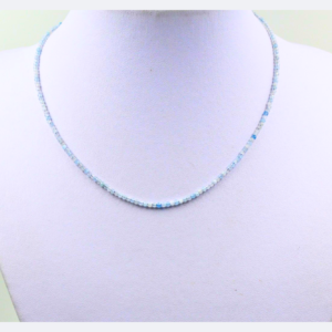 Ogrlica brušena - AKVAMARIN