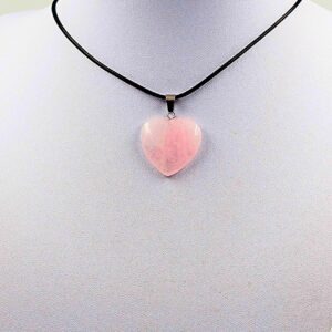 Obeski iz kristalov v obliki srca - slika 2