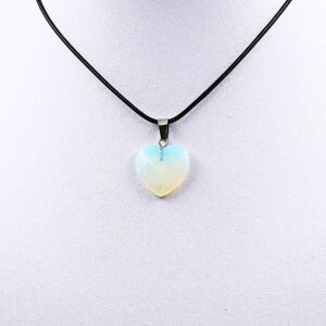 Obeski iz kristalov v obliki srca - slika 5