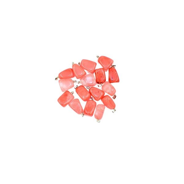 Obesek za verižico - JAGODNI KREMEN