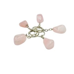 Obesek za ključe - ROŽNATI KREMEN