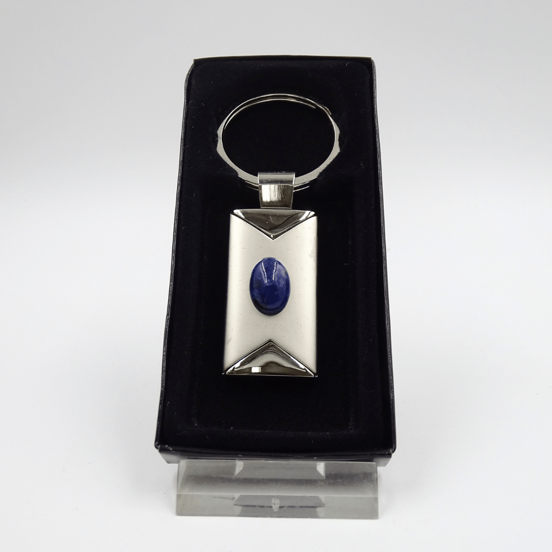 Kovinski obesek za ključe - LAPIS LAZULI - slika 1